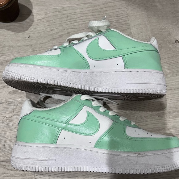 Green Nike AF1s - Picture 3 of 3